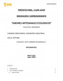 INNOVACIÓN Y EMPRENDIMIENTO “JABONES ARTESANALES ECOLOGICOS”