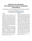 Detección de anticuerpos anti-Trypanosoma cruzi en estudiantes universitarios