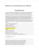 Módulo 2: Herramientas para la reflexión