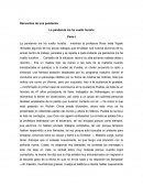 Recuerdo de una pandemia