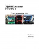 Informe Transporte Colectivo