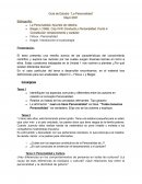 Guía de Estudio “La Personalidad”