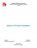 REDACCIÓN DE INFORMES