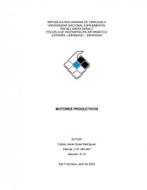 Motores productivos. Página 1