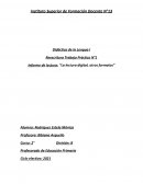 Informe de lectura; “La lectura digital, otros formatos”