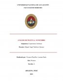 Análisis de película: Noviembre