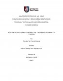 MEDICIÓN DE LA ACTIVIDAD ECONÓMICA: PBI, CRECIMIENTO ECONÓMICO Y POBREZA