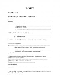 DEGRADACIÓN DE PAVIMENTOS EN EL SECTOR VIAL DEL ASENTAMIENTO HUMANO “POLVORINES” DE LA CIUDAD DE PIURA. Página 2