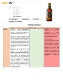 Análisis Pesta Kunstmann Torobayo formato botella de vidrio