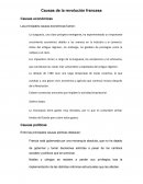 Causas de la revolución francesa