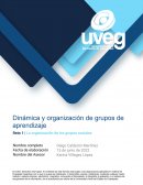 Dinámica y organización de grupos de aprendizaje