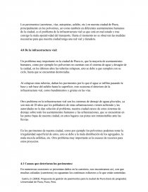 DEGRADACIÓN DE PAVIMENTOS EN EL SECTOR VIAL DEL ASENTAMIENTO HUMANO “POLVORINES” DE LA CIUDAD DE PIURA. Página 19
