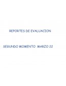 EVALUACIONES PREESCOLAR