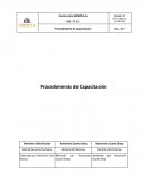 Procedimiento de Capacitación