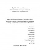 Análisis de la onicofagia en etapas de desarrollo de niños y adolecentes en periodo de pandemia año 2020-2021