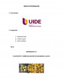 PLANTACIÓN Y COMERCIALIZACIÓN DE GRANANDILLA QUIJO