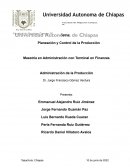 Planeacion y control de produccion