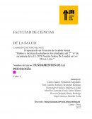 FUNDAMENTOS DE LA PSICOLOGÍA