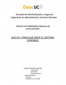 QUÉ ES Y PARA QUÉ SIRVE EL SISTEMA CONTABLE