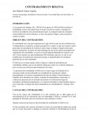 El Contrabando en Bolivia