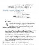 ANÁLISIS EPISTEMOLÓGICO DE LA TERAPIA COGNITIVO CONDUCTUAL