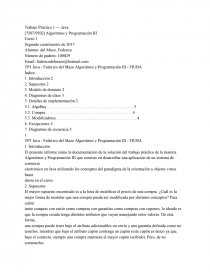 Trabajo Práctico 1 — Java Algoritmos y Programación. Página 1