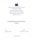 LA ADMINISTRACIÓN DE LA HACIENDA PÚBLICA
