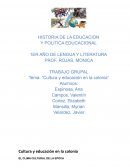 Cultura y educación en la colonia