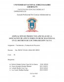 AMPLIACIÓN DE PRODUCTOS APICOLAS DE LA ASOCIACION DE APICULTORES FLOR DE MAGNOLIAS, EN EL DISTRITO DE LOCUMBA REGIÓN TACNA