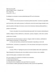 Microsecuencia EPI. Página 1