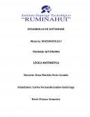 LOGICA MATEMATICA