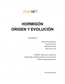 HORMIGÓN ORIGEN Y EVOLUCIÓN