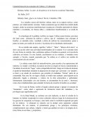 Características de los conceptos de Cultura y Civilización