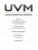 Auditoría y Consultoría Administrativa Actividad 8. Texto Argumentativo