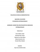 SEMINARIO: MARKETING INVESTIGACIÓN DE MERCADOS INTERNACIONALES . LECTURA: OCEANO AZUL