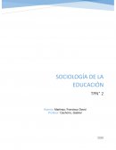 Sociologia de la educación