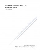 Administración de empresas. Características del entorno