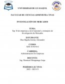 Top 10 de empresas a nivel nacional y extranjero de Investigación de Mercados