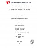 CAPACIDAD DE LA PERSONA HUMANA