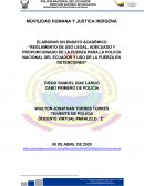 Reglamento de uso legal, adecuado y proporcionado de la fuerza para la Policía Nacional del Ecuador y uso de la fuerza en detenciones