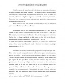 Determinada determinación. Página 1