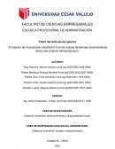 El impacto de la revolución industrial 4.0 en las nuevas tendencias administrativas dentro del contexto latinoamericano