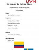 Planteamiento de investigación