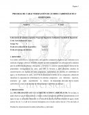 PRUEBAS DE CARACTERIZACIÓN DE ÁCIDOS CARBOXÍLICOS