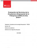 Arquitectura tecnologia empresarial ev3