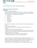 Actividades de aprendizaje La dirección y el liderazgo en enfermería