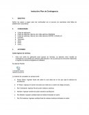 Instructivo Plan de Contingencia
