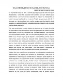 EVALUACIÓN DEL ESTADO DE SALUD DEL CASO DE AMALIA