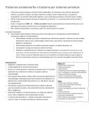 Trastornos somatomorfos o trastorno por sintomas somaticos