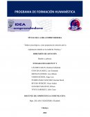 Talleres psicológicos, como propuesta de solución ante la explotación infantil en la ciudad de Chiclayo